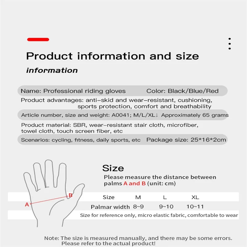 Aadorrah's rain wear outdoor cycling windproof and cold proof motorcycle electric bike full finger touch screen anti slip gloves