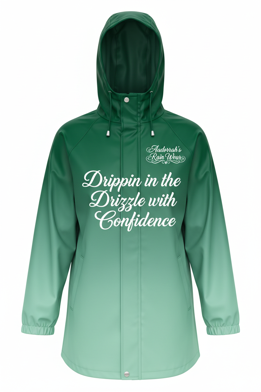 Green-Mint Ombré Coat