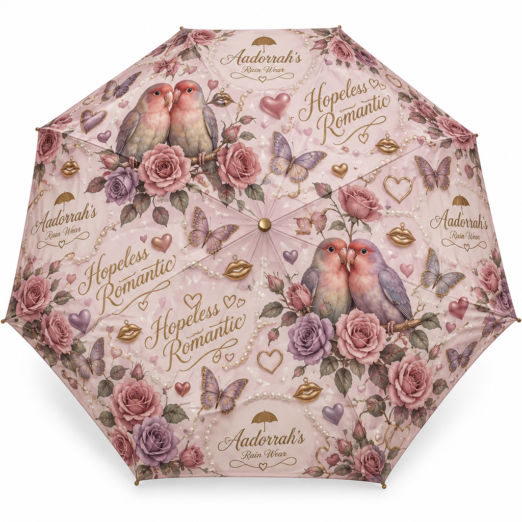 Hopeless Romantic Canopy Umbrella