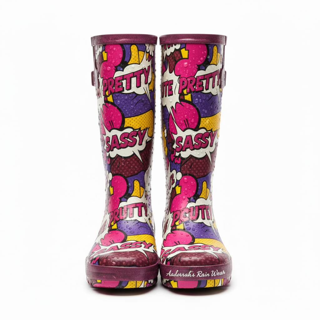 Rain Boots Comic Book Pretty Sassy and Cute