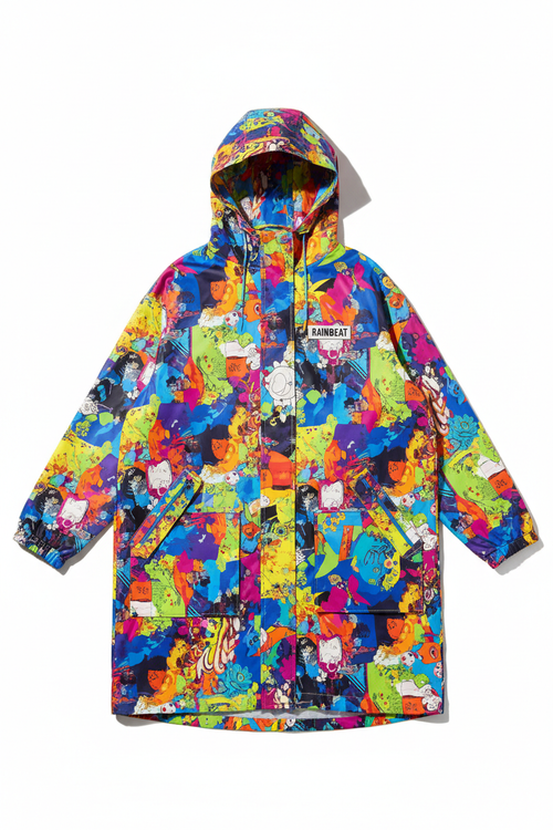 Aadorrah's Graphic Rain Coat product photo