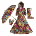 Rose Collection Set - Rose Print with gold trim