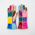Rose Collection Gloves - Multi-Color with gold trim