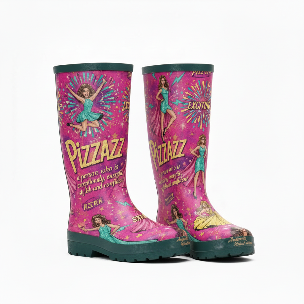 PIZZAZZ Definition 4 Characters Boots