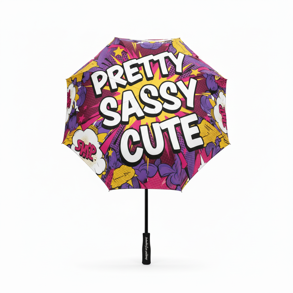 Pretty Sassy Cute Umbrella with Logo