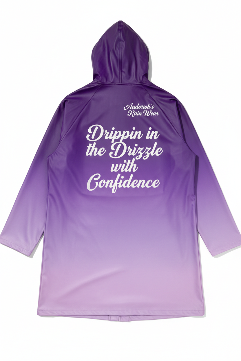 Purple-Lavender Ombré Coat