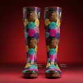Rose Collection Rain Boots - Roses on a Rainy Day