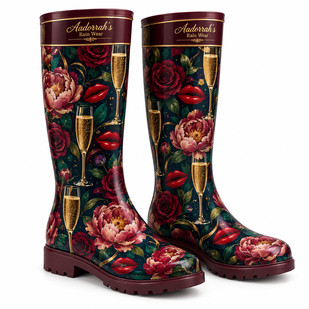 Single and Ready to Mingle Rain Boots - Jewel Tones