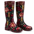 Single and Ready to Mingle Rain Boots - Jewel Tones