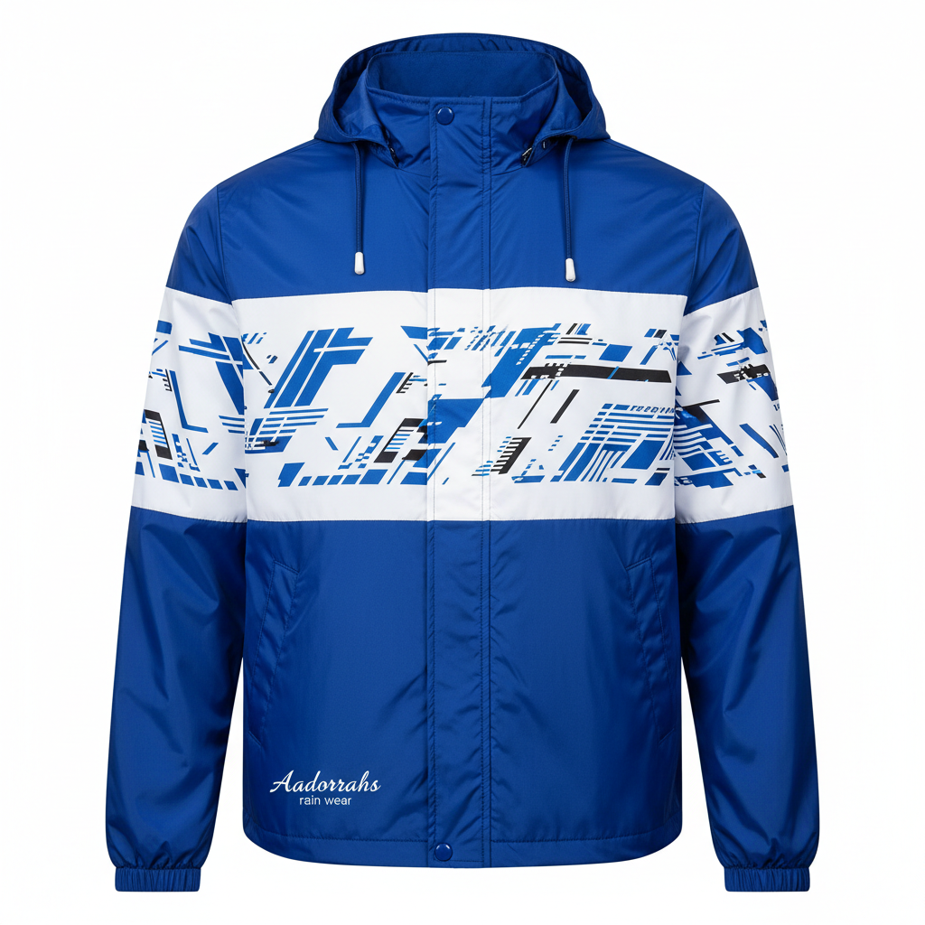 Still Dry Electric Stripe Windbreaker