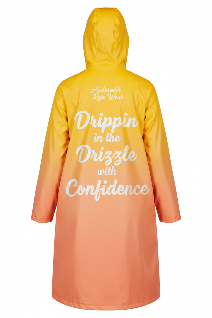 Yellow-Peach Ombré Coat